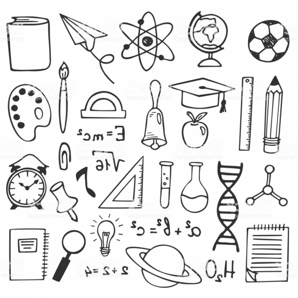 Красочная химическая раскраска для самых маленьких