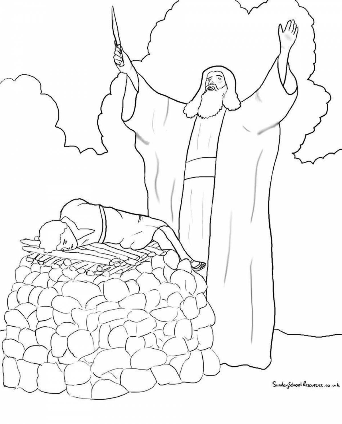 Playful bible coloring book for kids