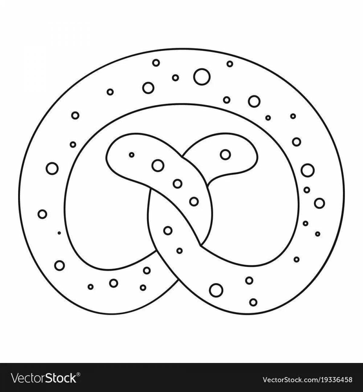 Creative donut coloring for kids