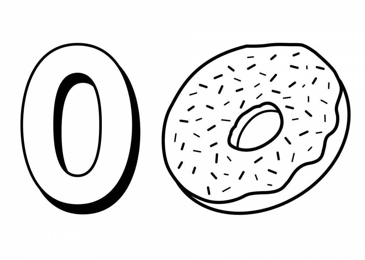 Coloring bagels for children