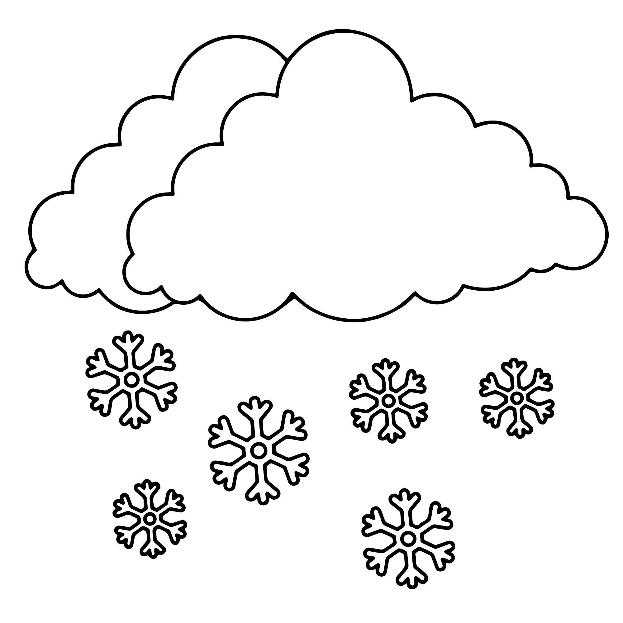 Coloring book glorious snowfall for students