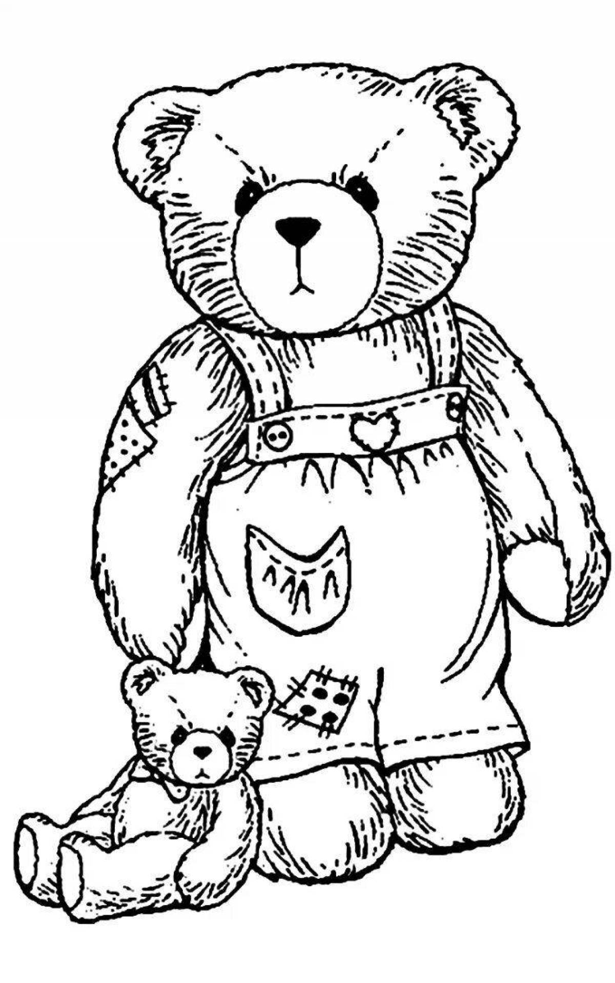 Teddy bear shiny panties