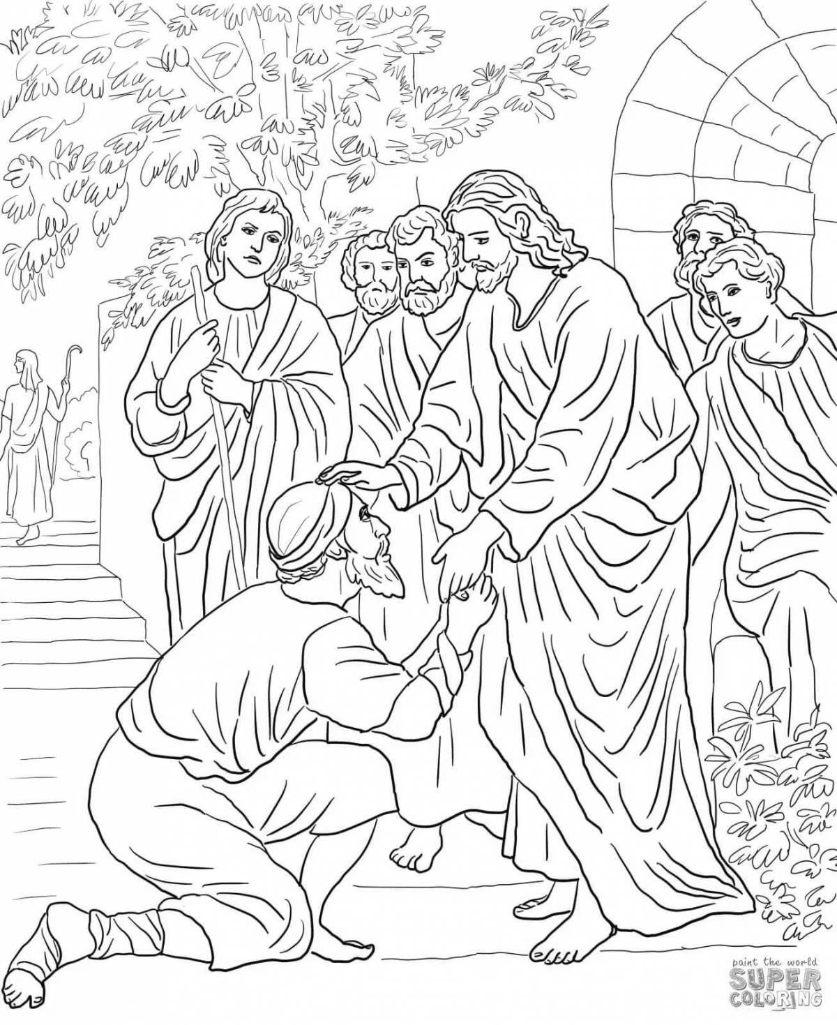 Glorious jesus coloring book for kids