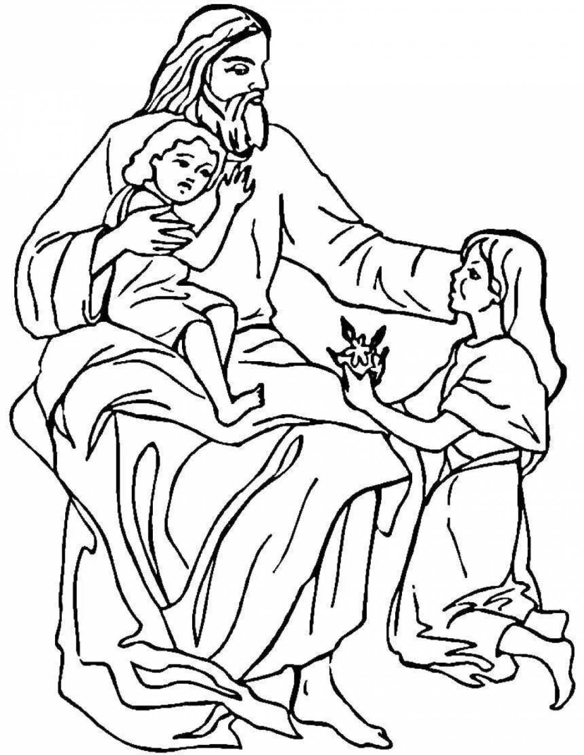 Amazing Jesus coloring book for kids