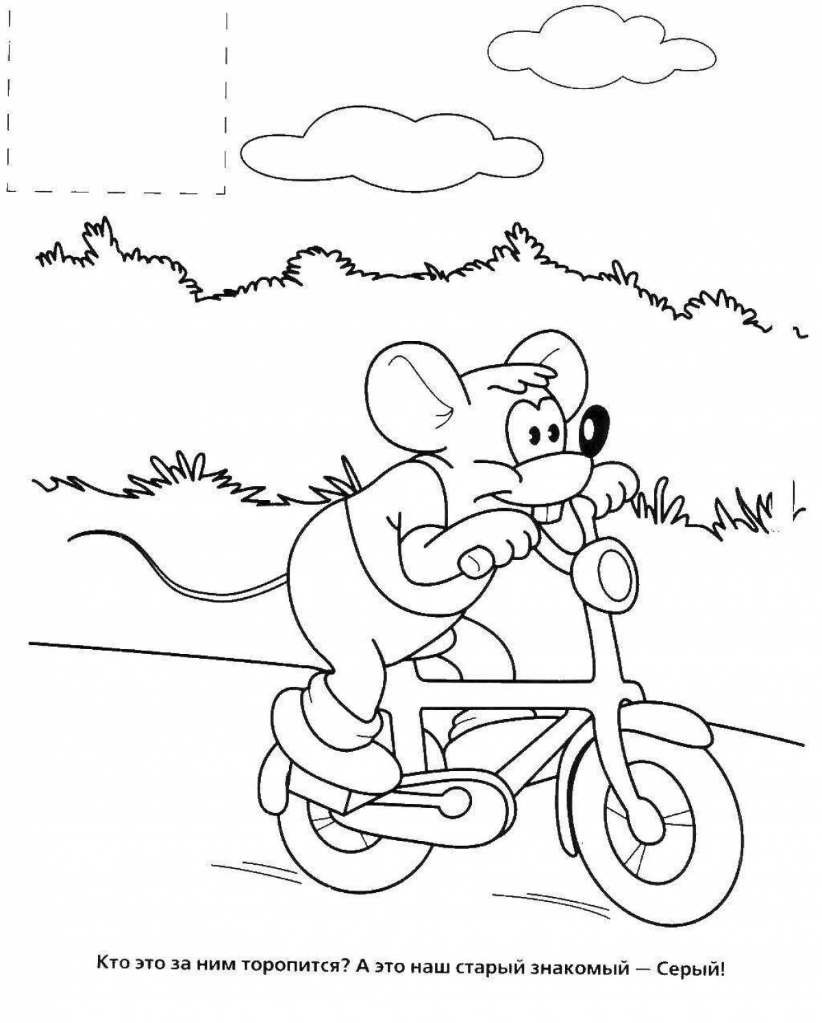 Charming leopold coloring book