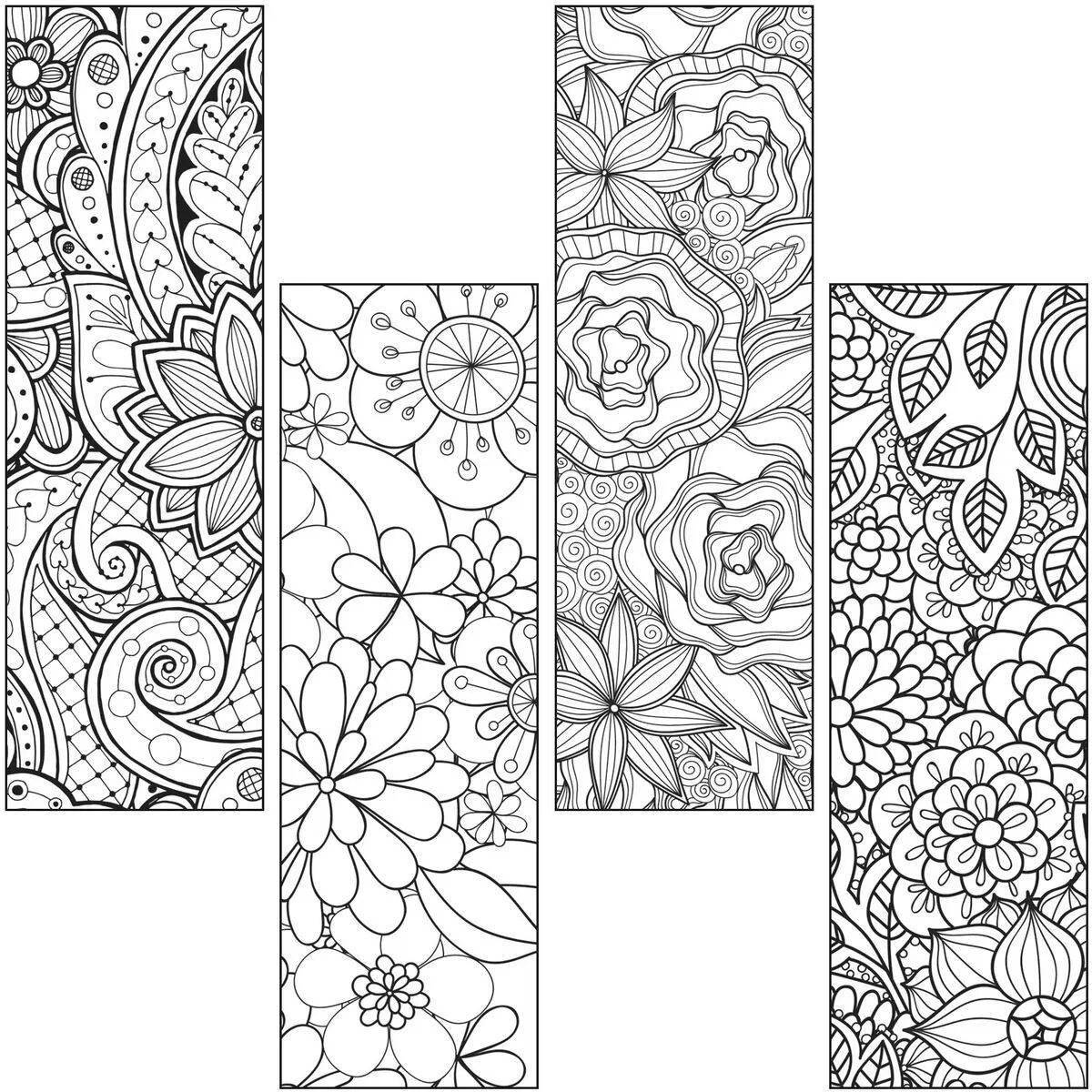 A wonderful coloring book for a personal diary