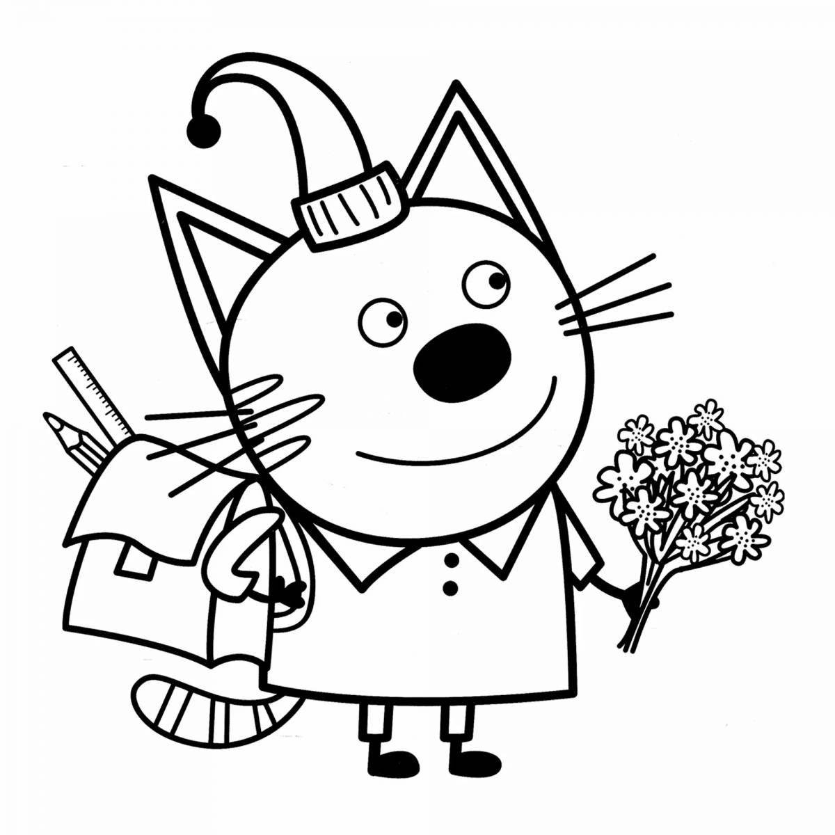 Sweet shortbread coloring book for kids