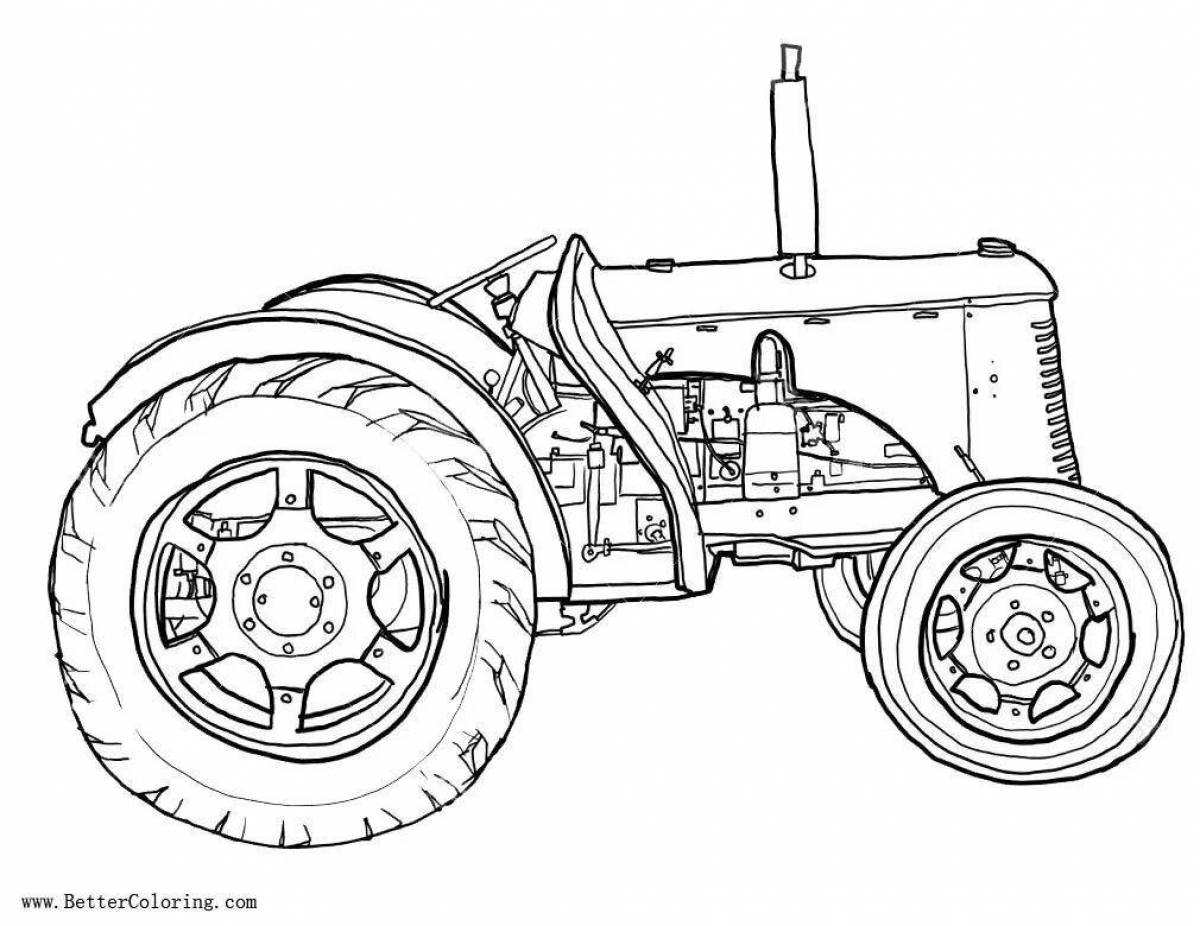 Great truck coloring book for little ones
