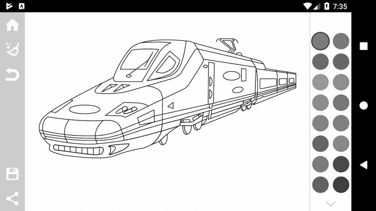 Раскраска сияющий сапсан