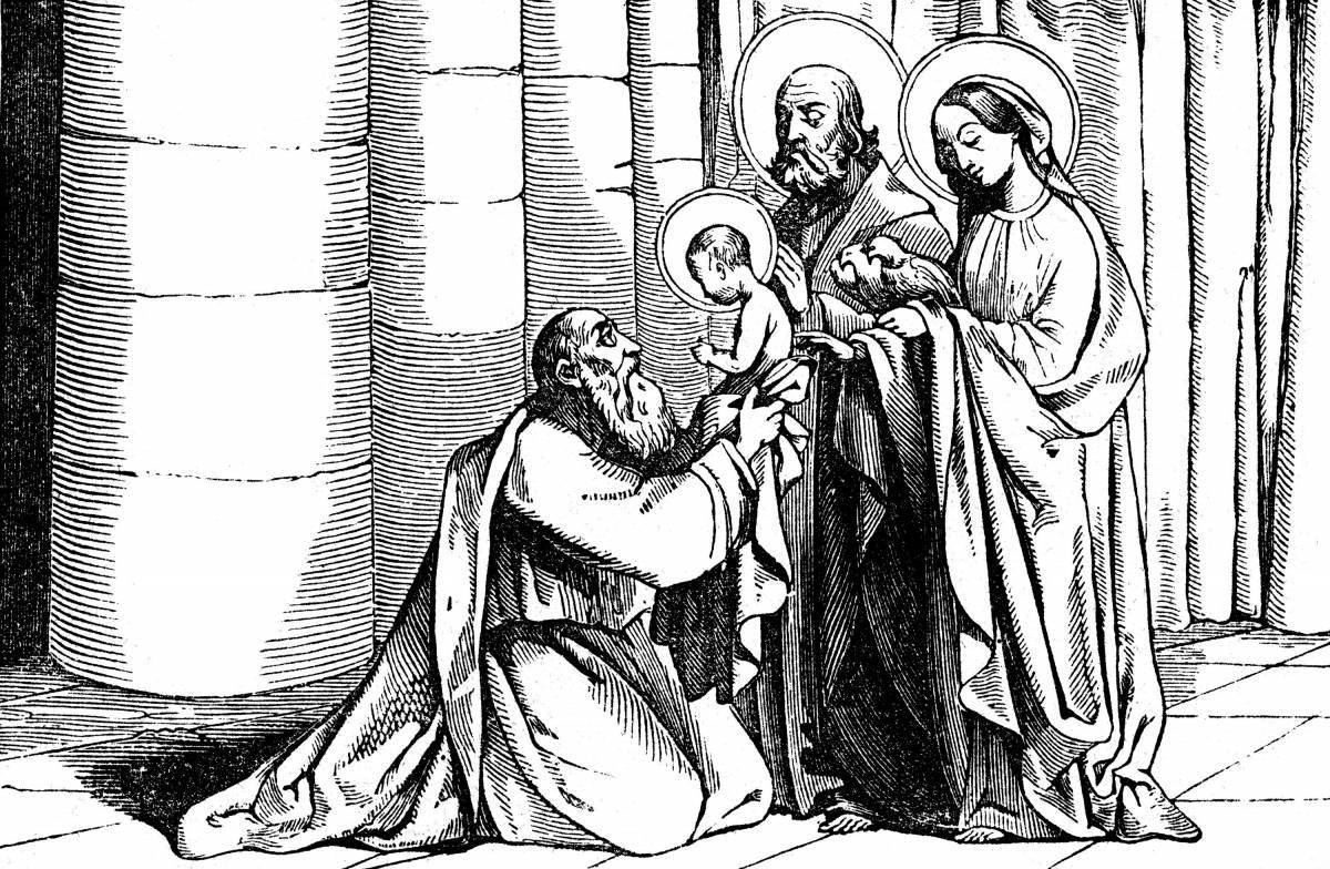 Раскраска Раскраска веселая встреча господа