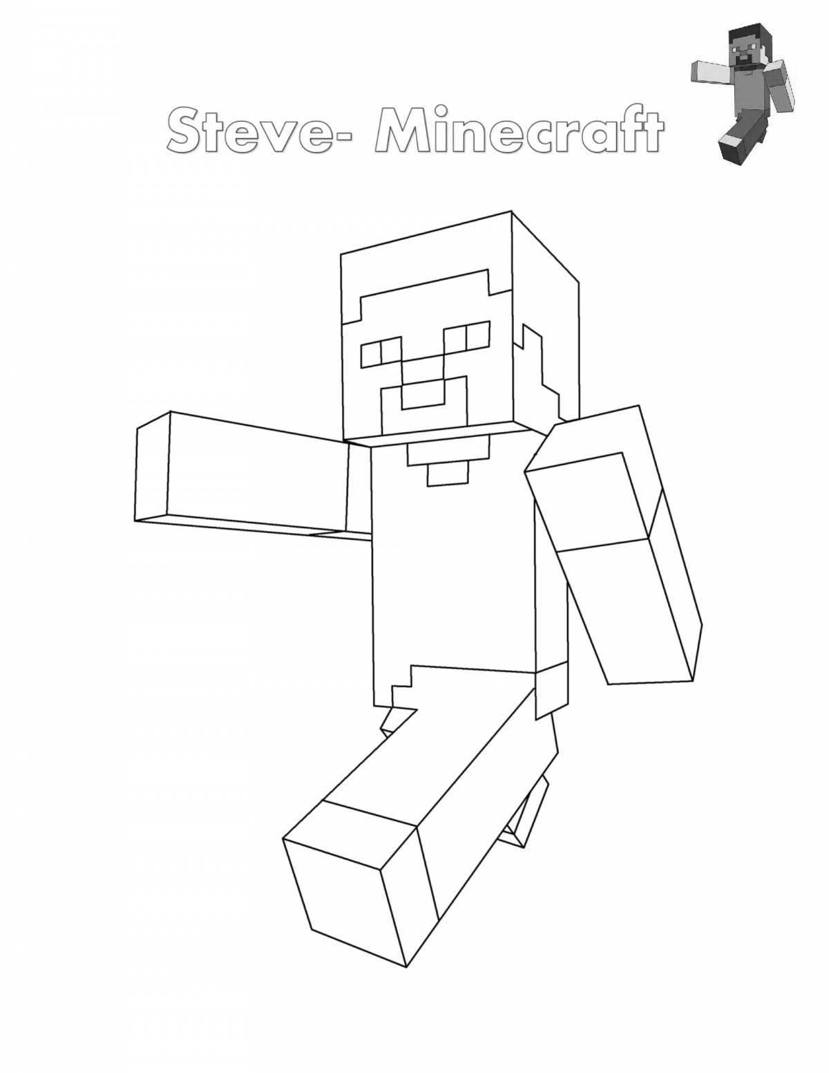 Steve's amazing coloring book for kids