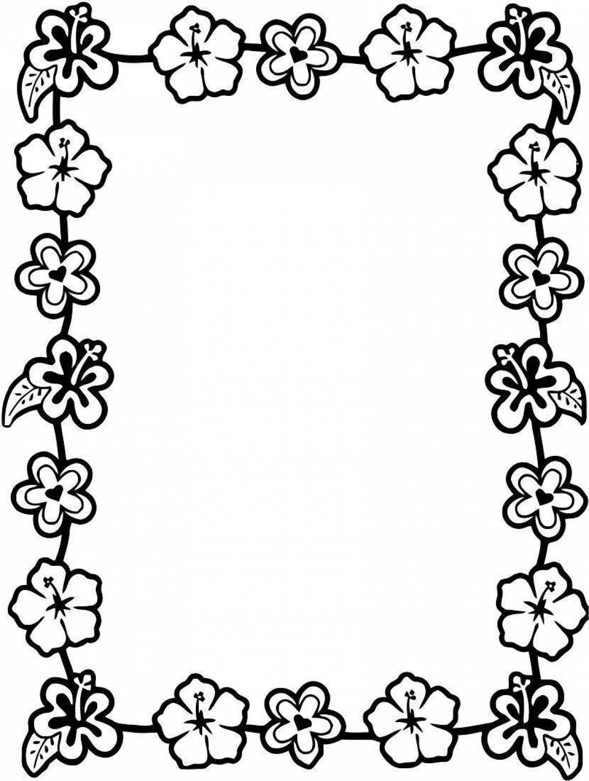 Adorable coloring frames