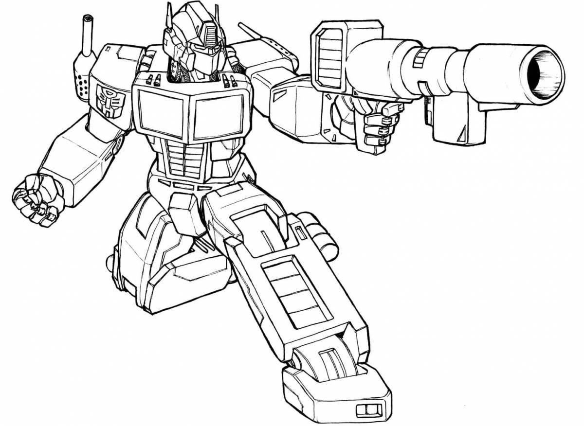 Amazing Autobot Coloring Pages for Kids