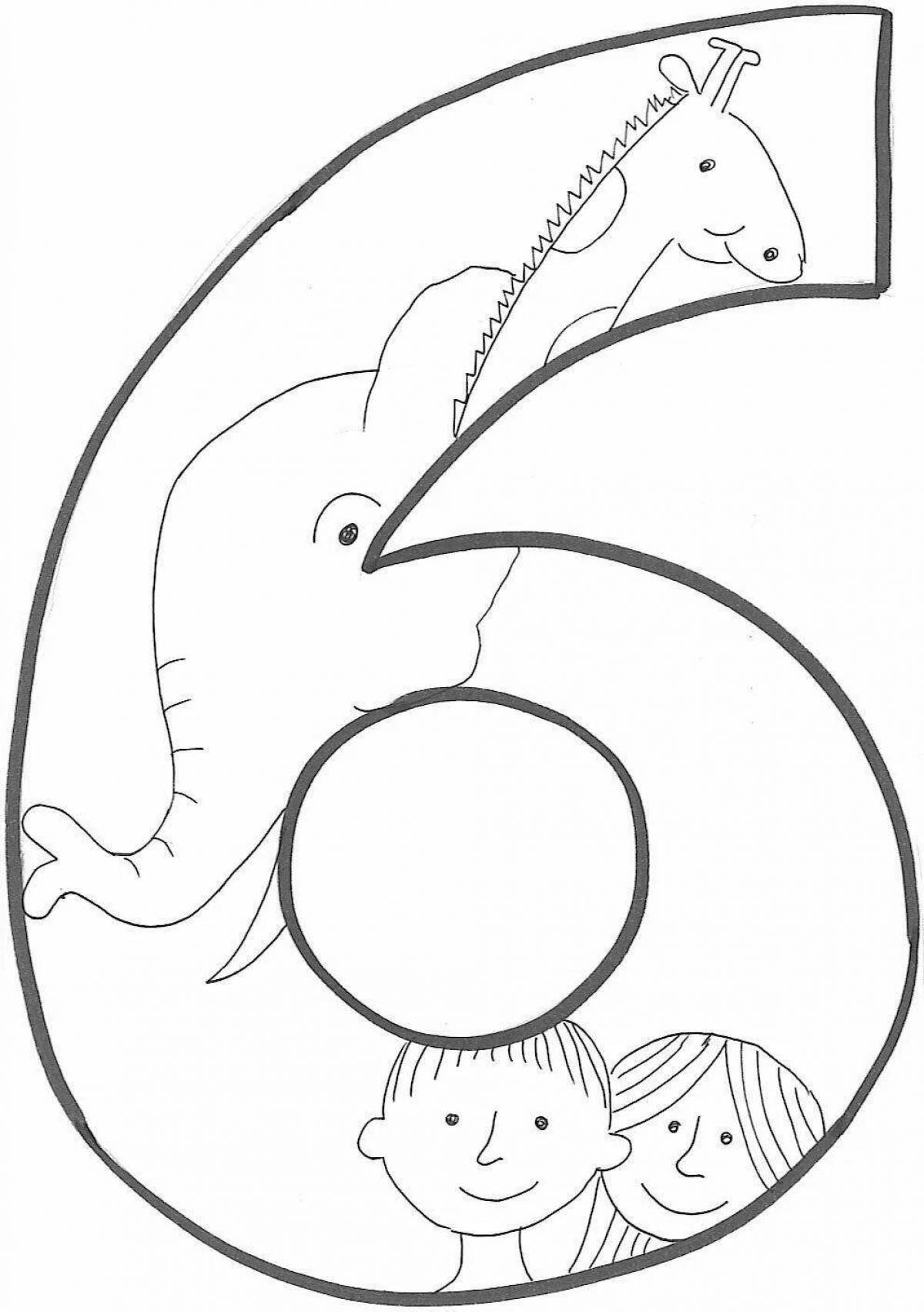 Radiant creation of the world for children