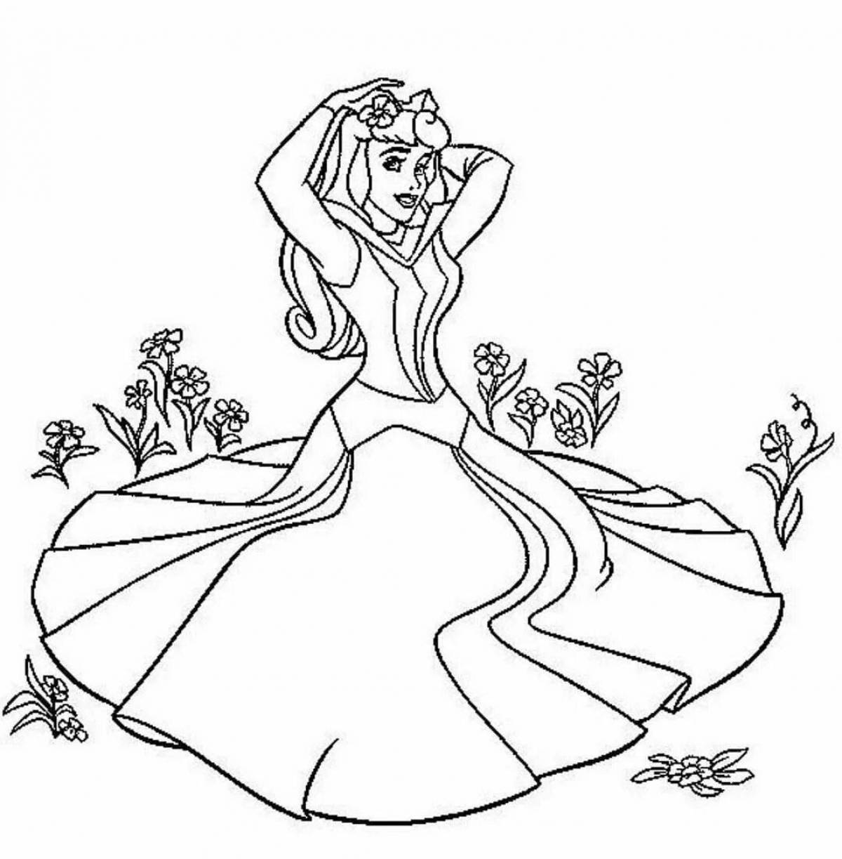 Картинки из блесток Дисней 'Принцессы Рапунцель и Аврора' | Carte