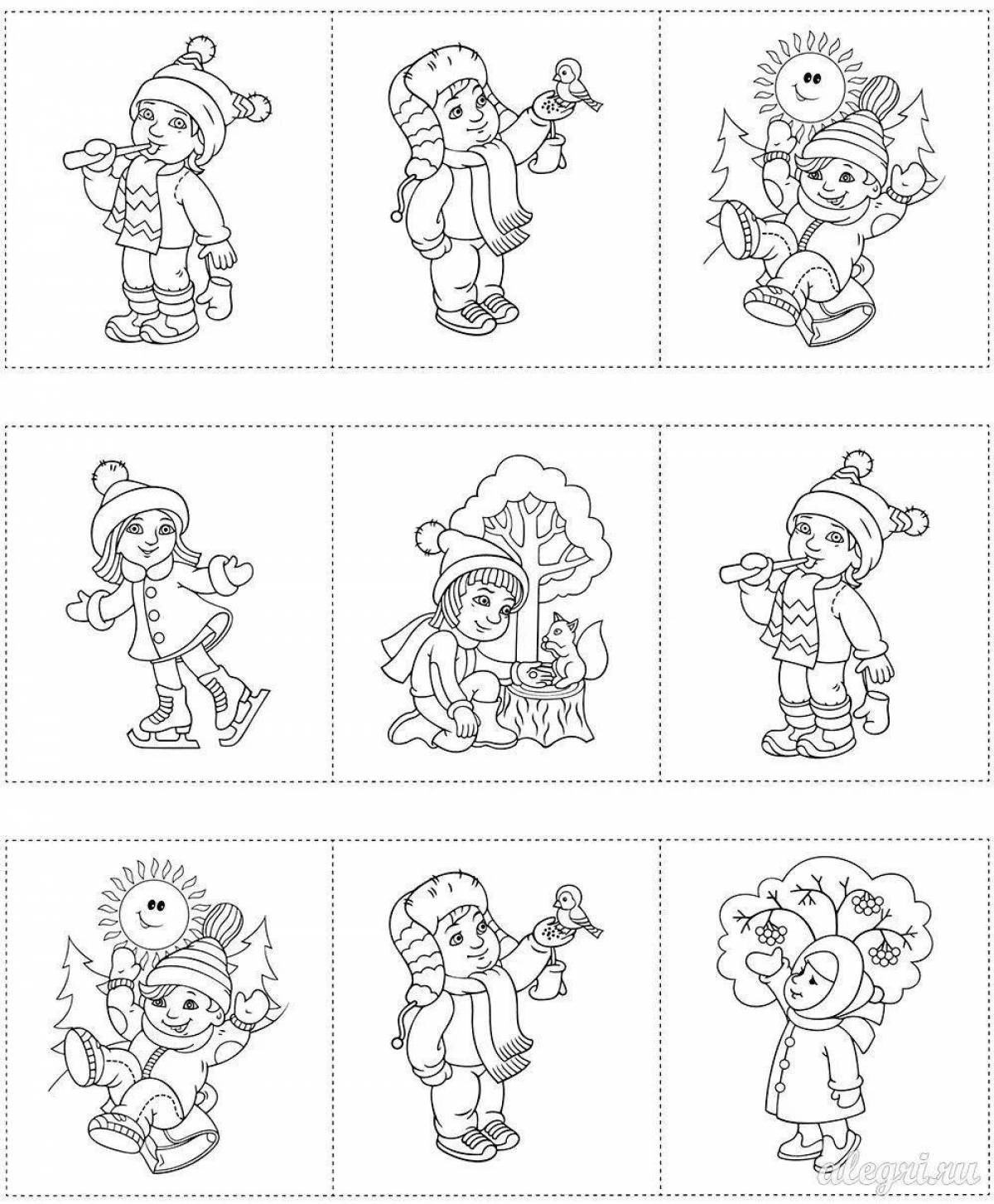 Photo Colored coloring pages for children