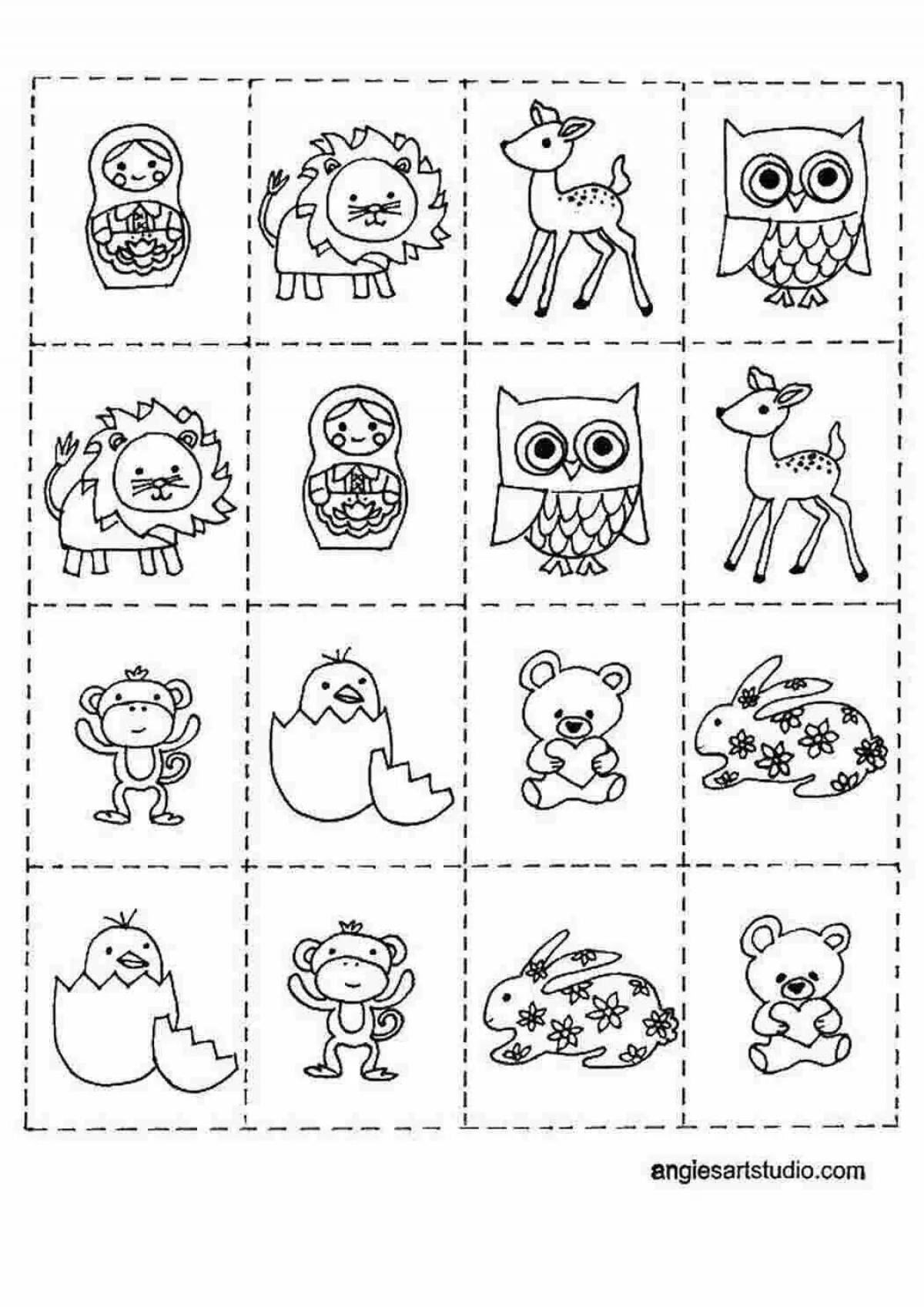 Colourful coloring pages for holidays