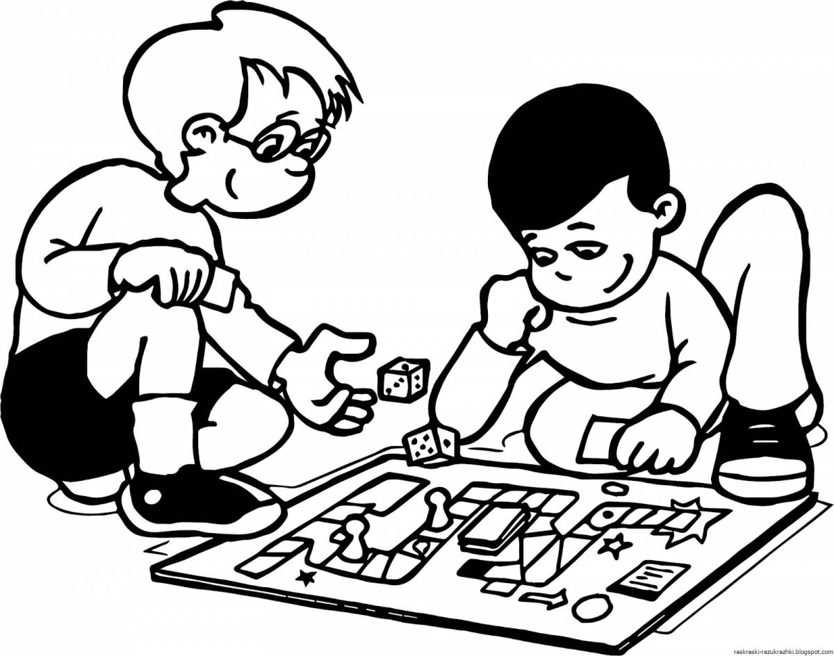 Educational coloring pages