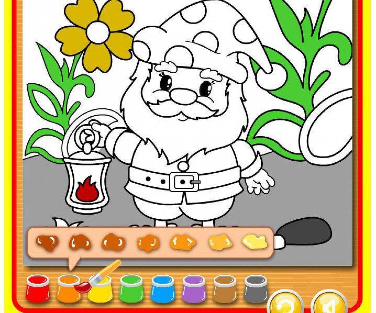 Intriguing coloring games