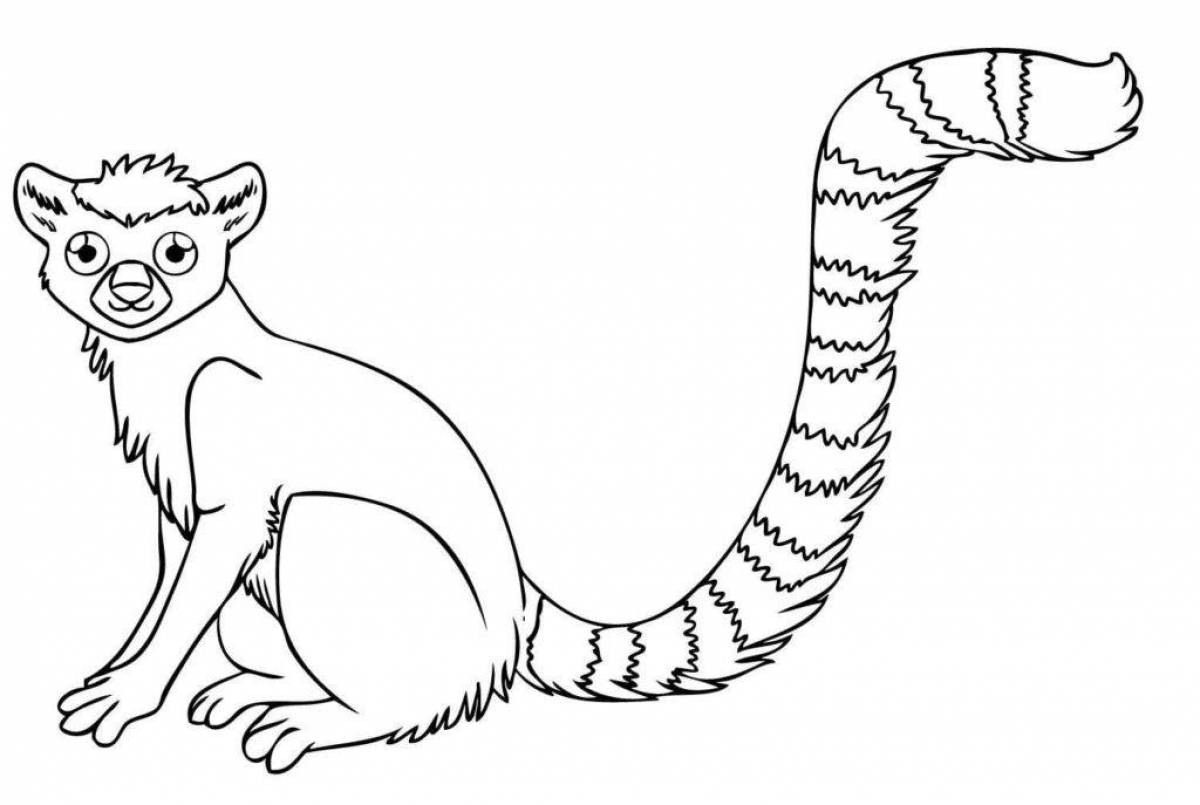 Humorous animal coloring pages