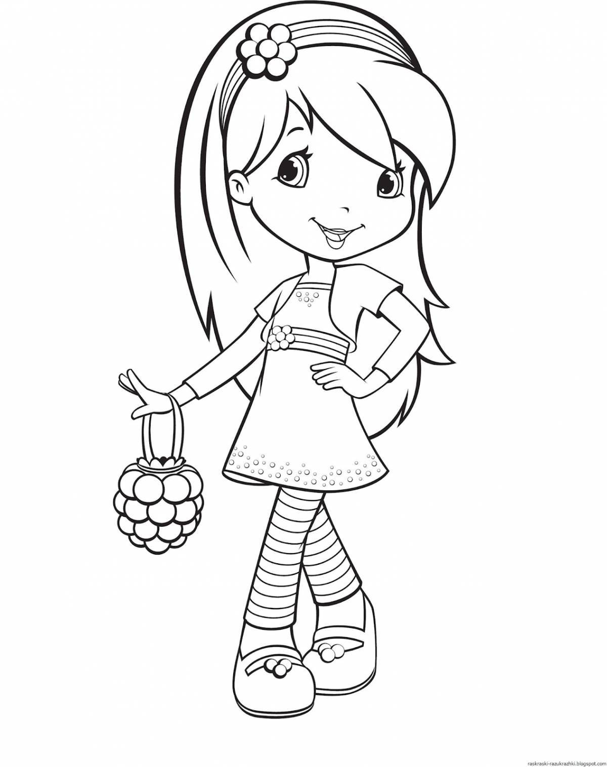 Creative coloring page turn it on