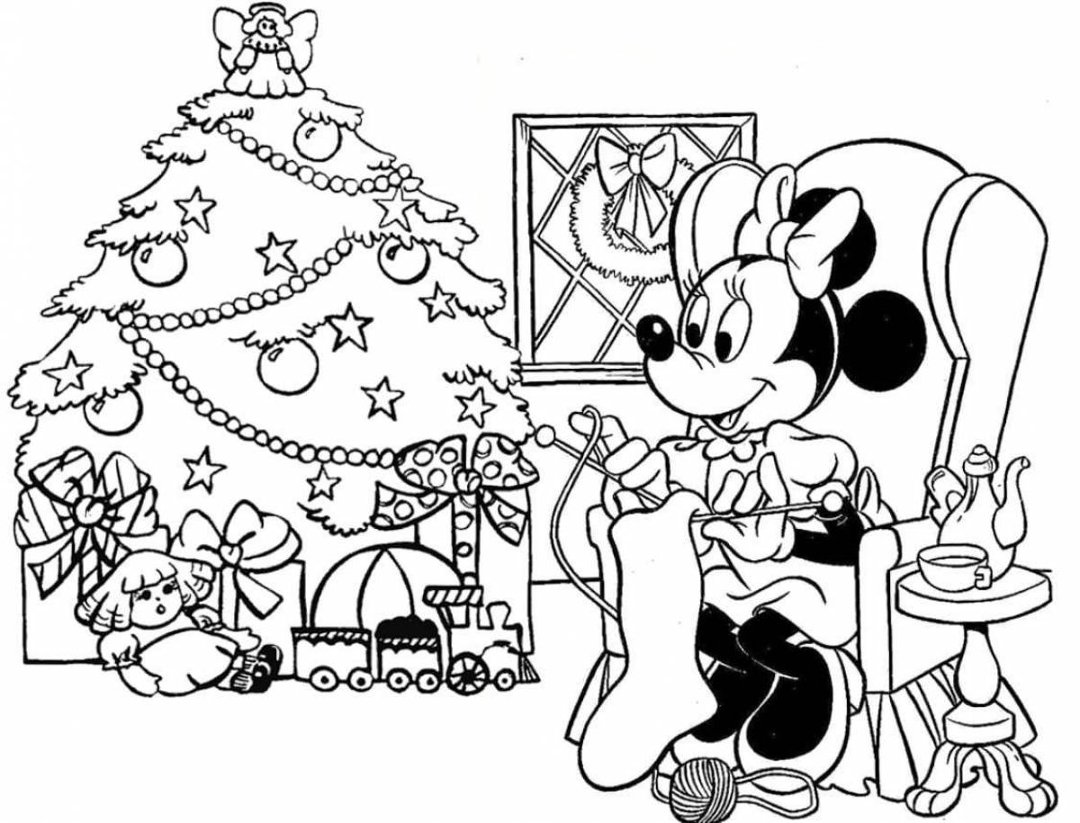 Sparkling Christmas coloring book