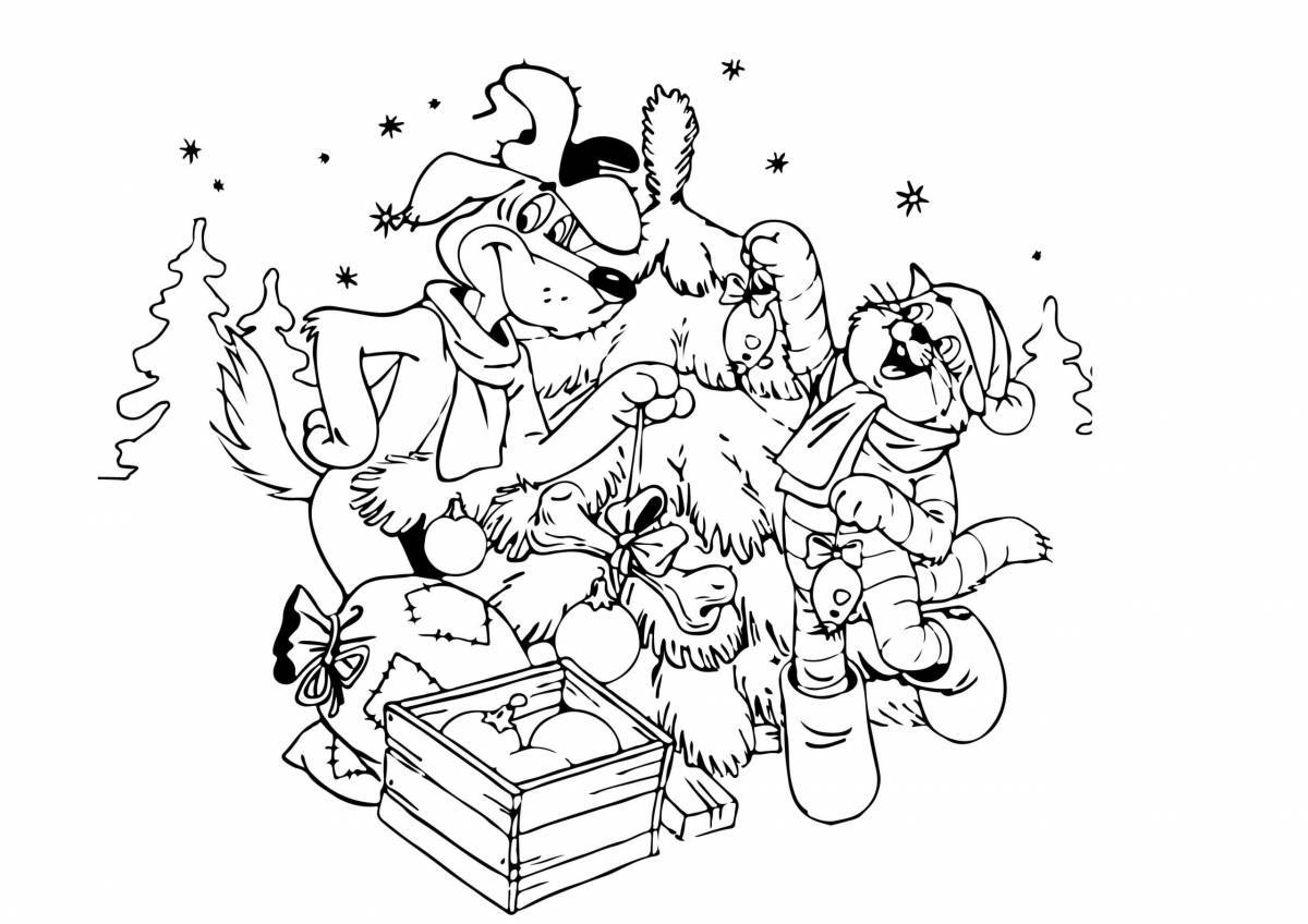 Crazy Christmas coloring book