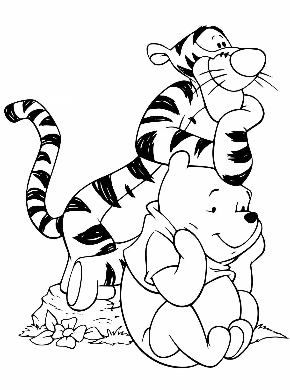 Color-explosion coloring page coloring book