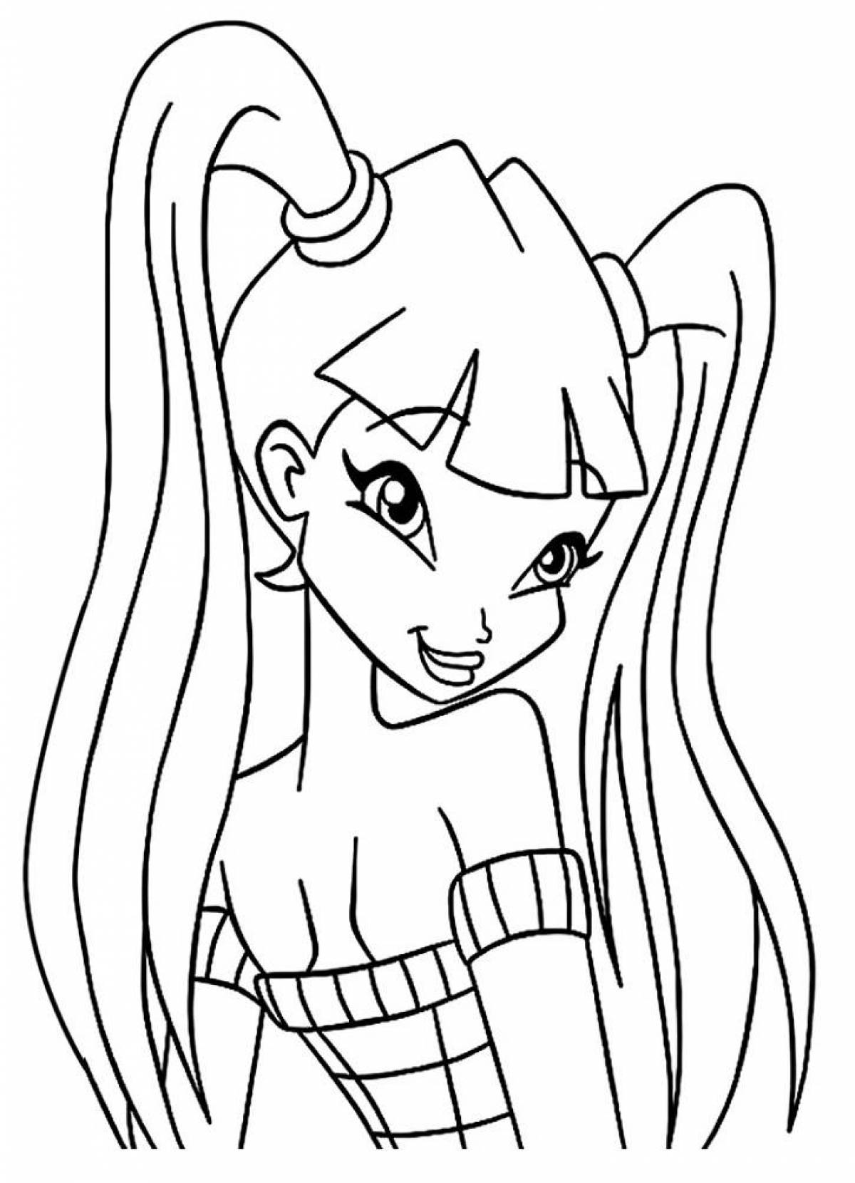 Coloring-imagination coloring page