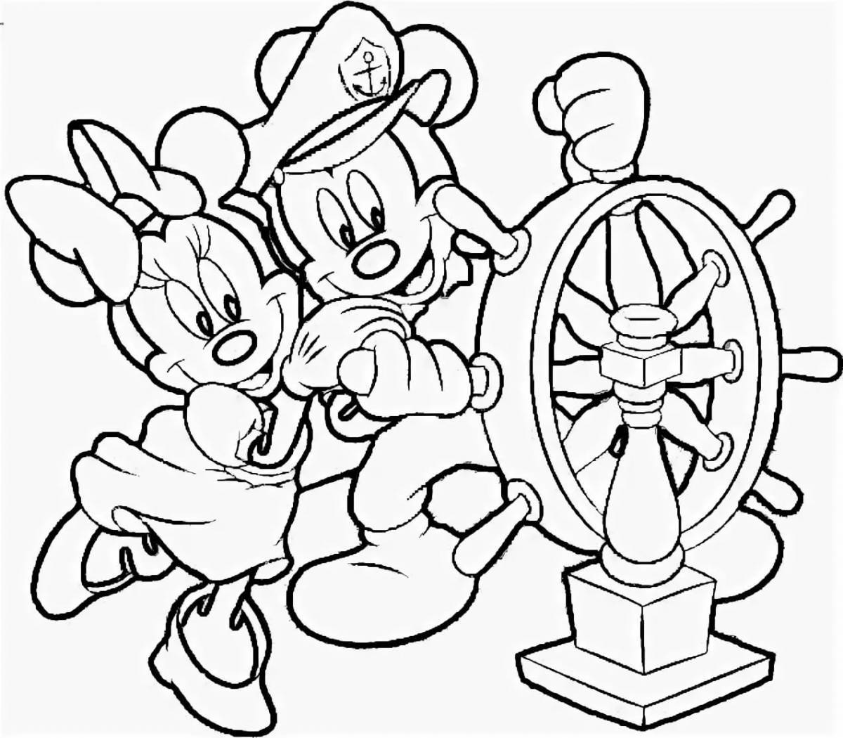 Radiant coloring page enable