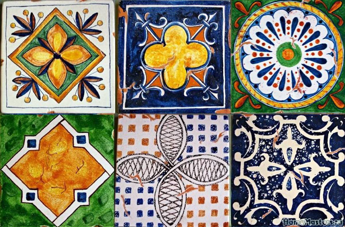 Fun coloring of ceramic tiles