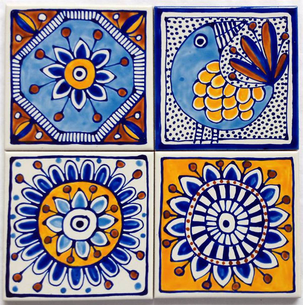 Intriguing Ceramic Tile Coloring Page