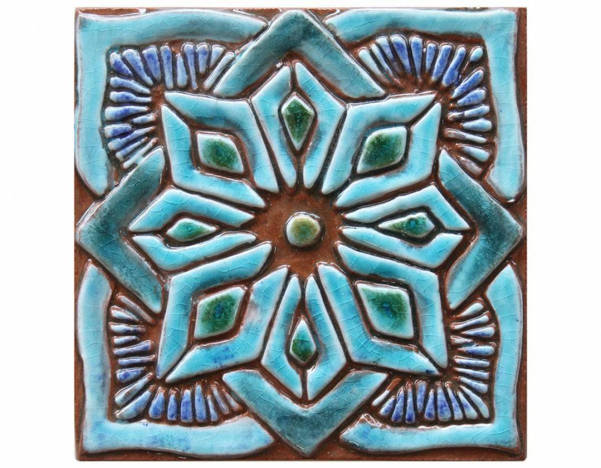 Complex ceramic tiles coloring