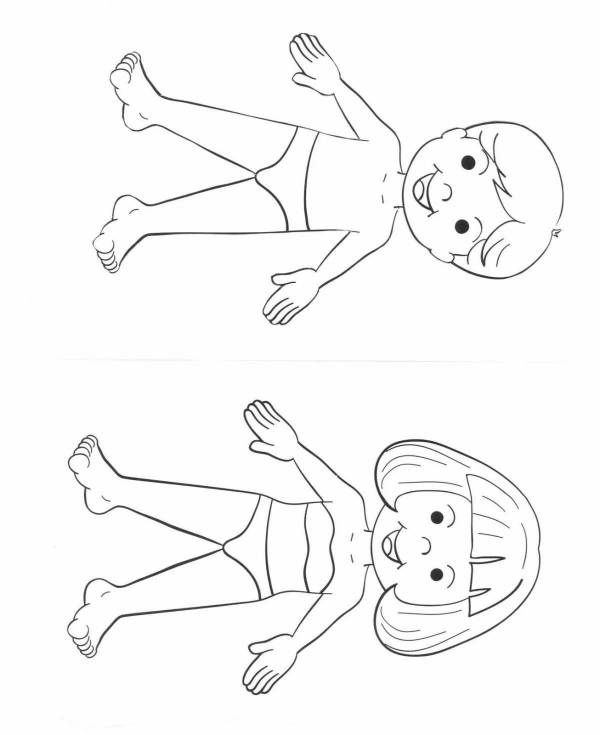 Части тела раскраска для детей распечатать toddler body parts puzzle. Body parts preschool, Body preschool, Body parts for
