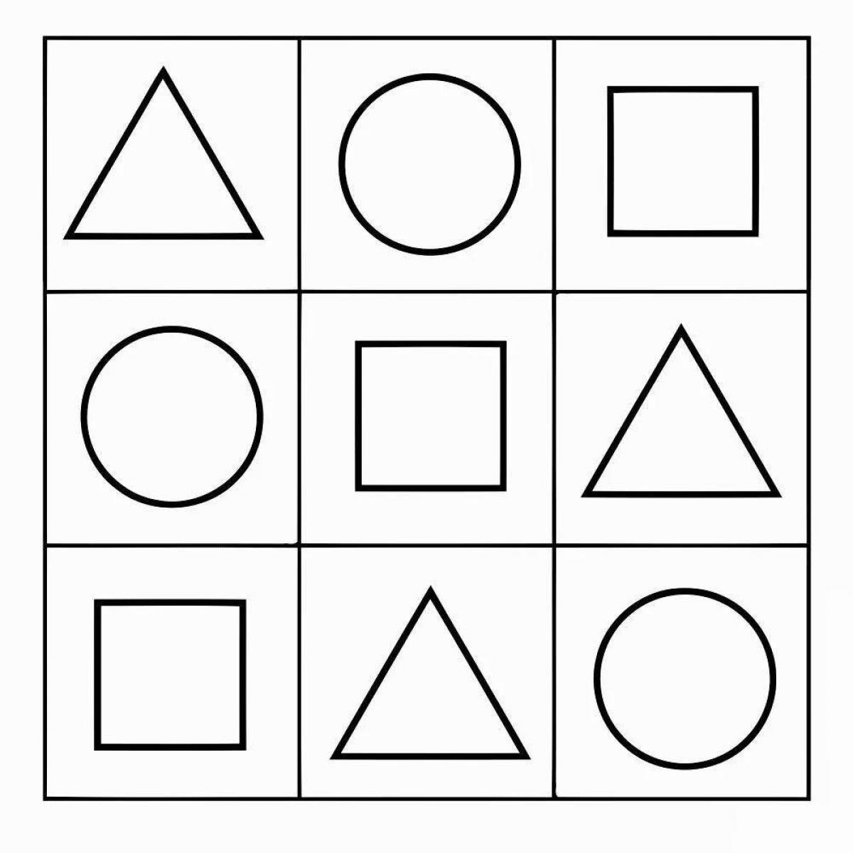 Geometric shapes for kids #5