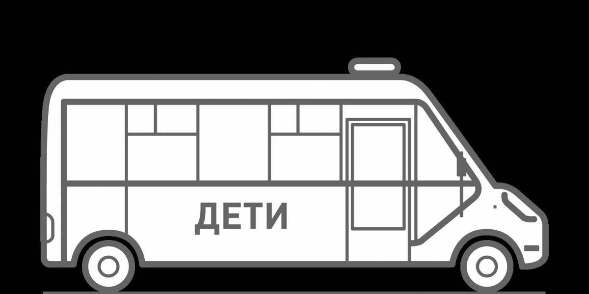 Веселая газель раскраска для детей