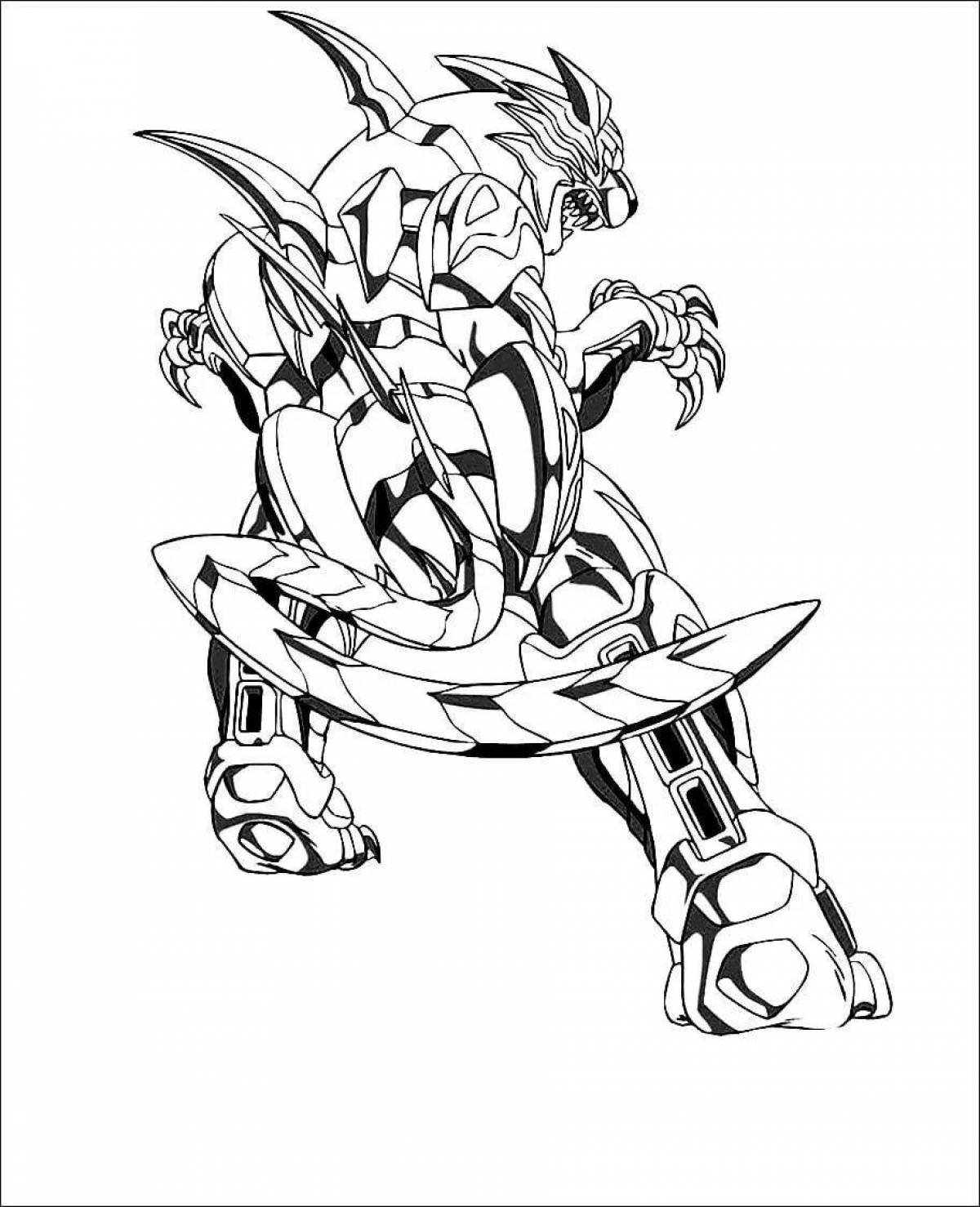 Fairy bakugan coloring pages for kids
