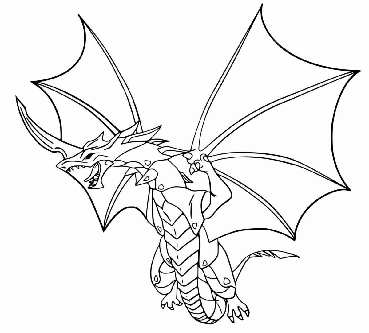 Amazing bakugan coloring page for kids
