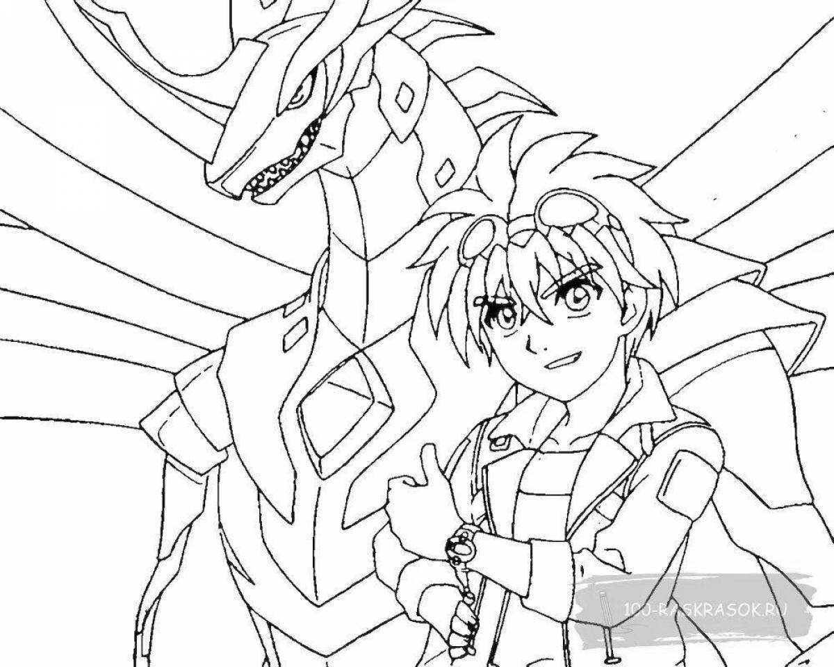 Amazing Bakugan Coloring Pages for Kids