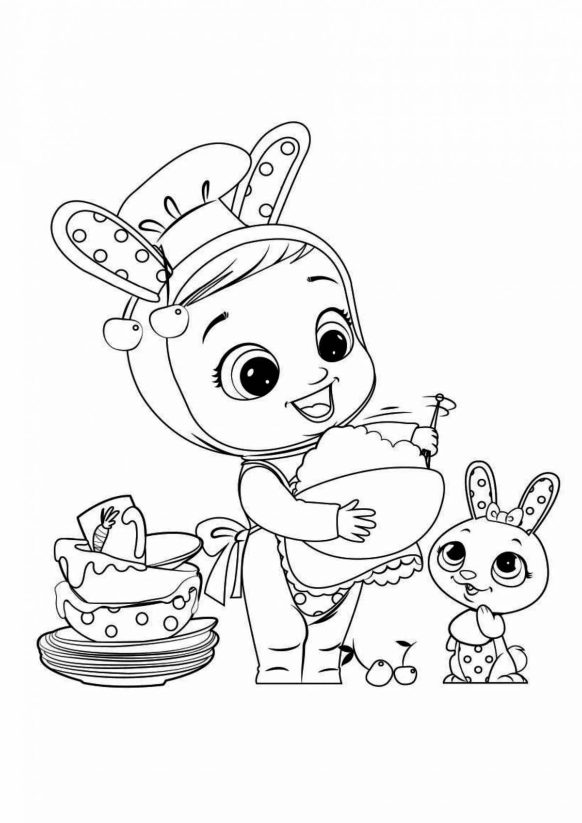 Baby's edge magic coloring book for kids