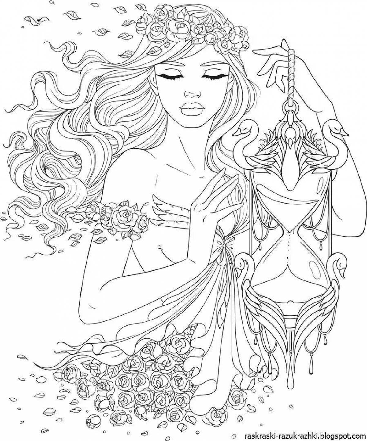 Amazing coloring pages for 18 year old girls