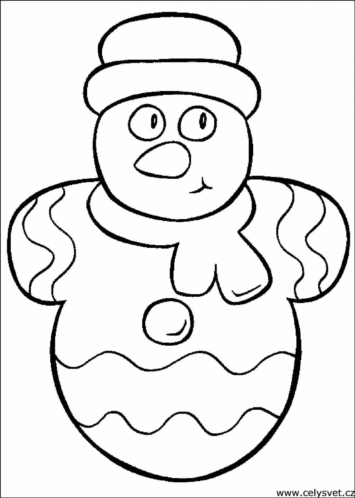 Merry Christmas coloring book for preschoolers