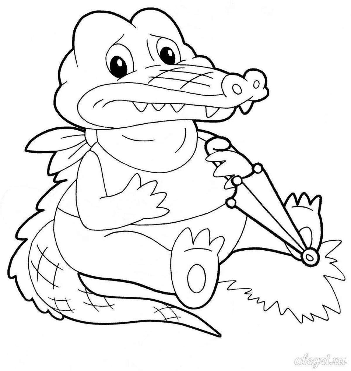 Забавная раскраска «украденное солнце» для детей