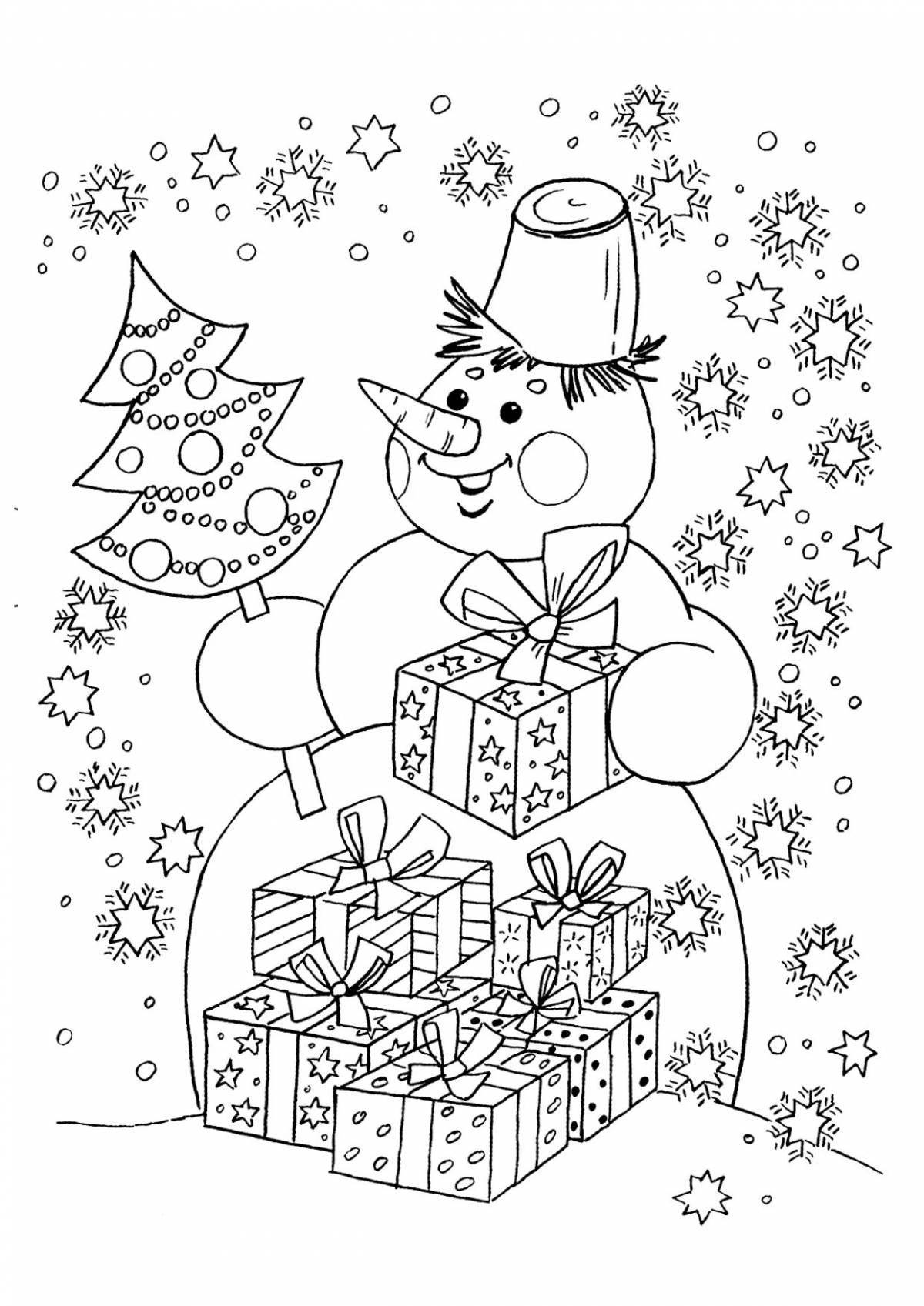 Live Christmas coloring book