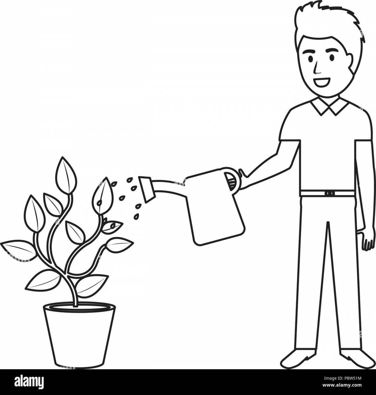 Houseplant care for kids #8
