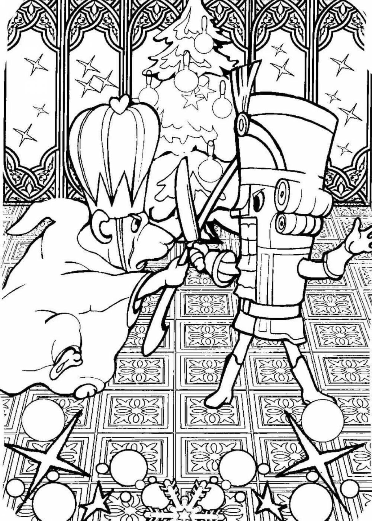 The Charming Nutcracker and the Mouse King coloring book