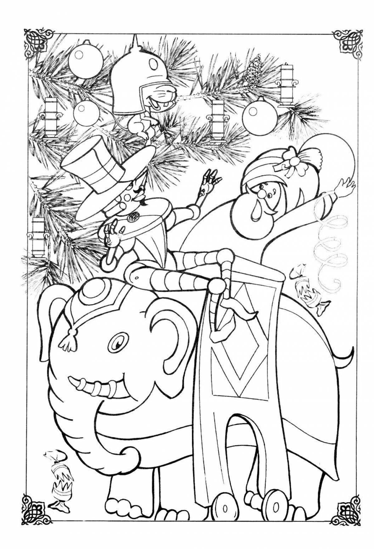 Brilliant nutcracker and mouse king coloring book