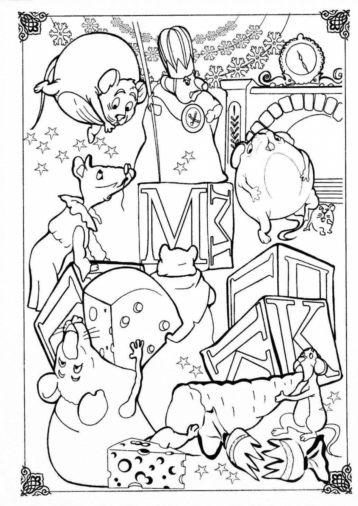The Nutcracker and the Mouse King Holiday Coloring Page