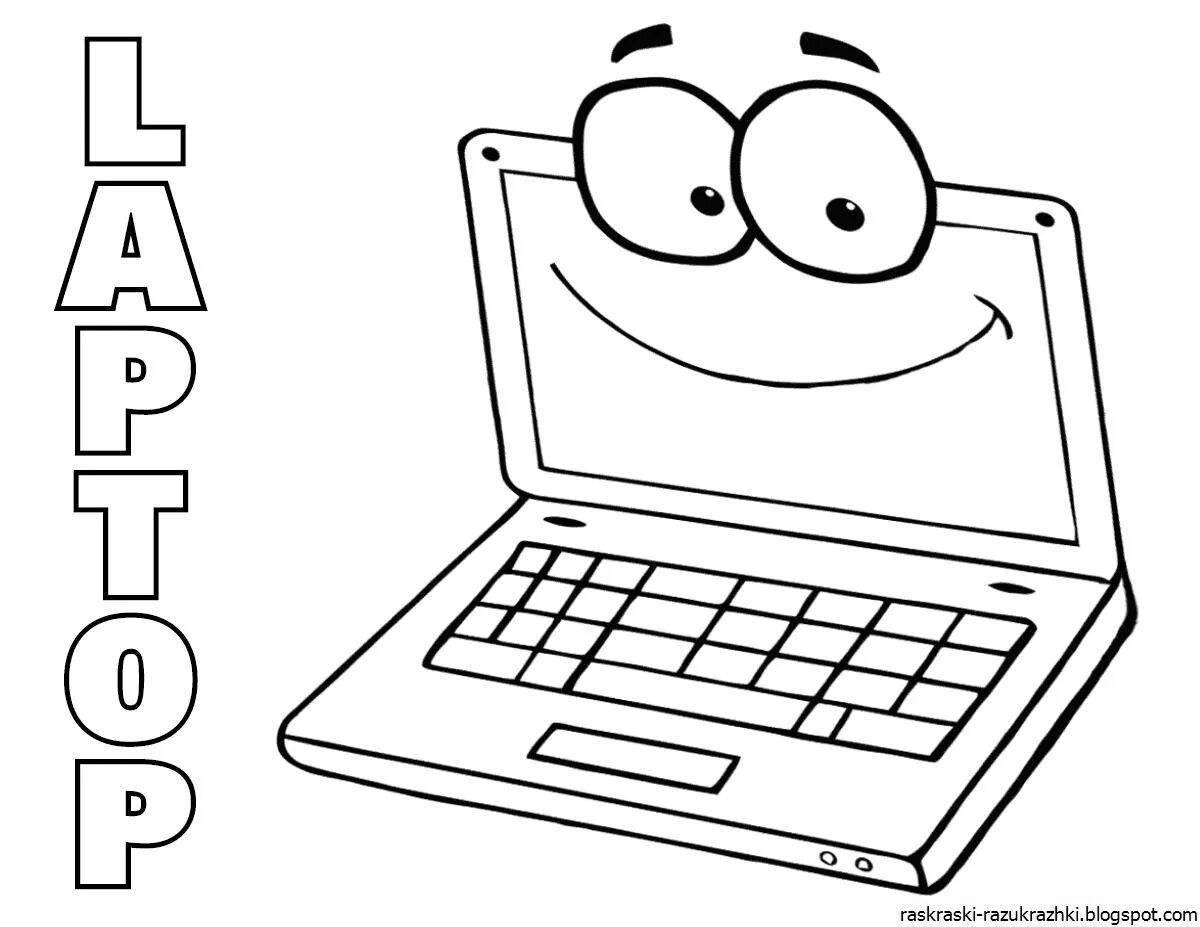 Color-frenzy computer coloring for children 3-4 years old