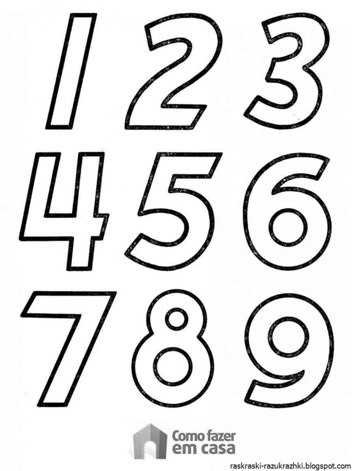 Numbers 1 to 10 for kids #9